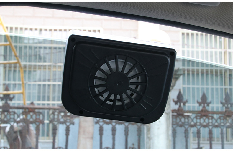 New solar car cooling artifact air circulation exhaust fan car exhaust fan car ventilation fan