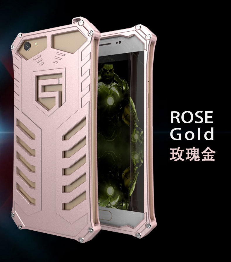 SEISMIK S-ONE Armor Man Shockproof Aluminum Shell Metal Case Cover for vivo X9s Plus / vivo X9s / vivo X9 Plus / vivo X9 / vivo V5 Plus