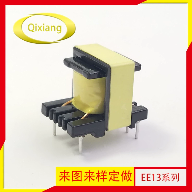 Оптовые поставки от производителя, высококачественный аутентичный материал PC40 EE13, односторонний расширенный высокочастотный трансформатор, можно настроить.