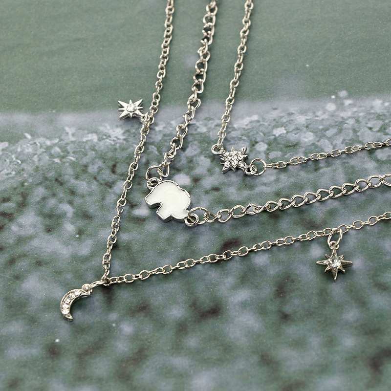 plating Jewelry Set (silver)NHGY0622-silver