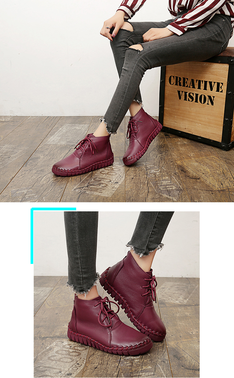 Bottes femme INFOHOMME en En cuir - Ref 3355276 Image 26