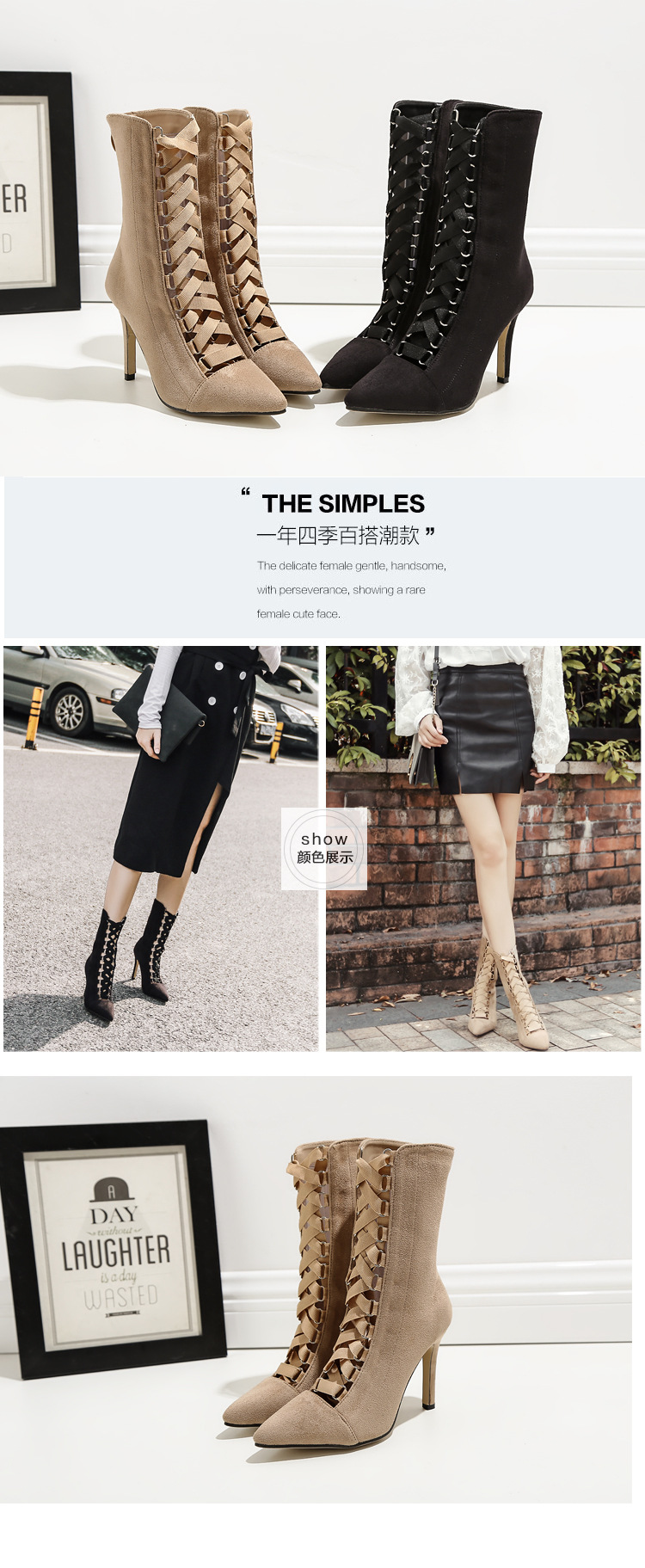 Bottes femme NEUFONI en Daim - Ref 3355250 Image 16