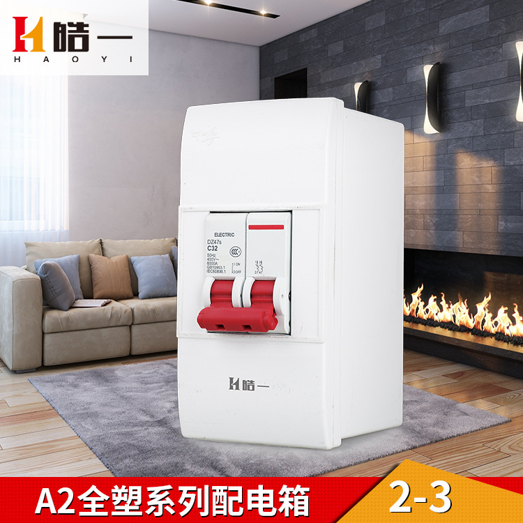 厂家配电箱家用全塑强电2-3回路空气漏电开关盒子明装厂家批发定