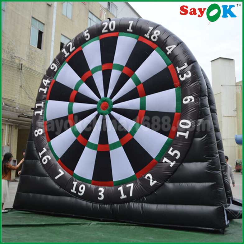 Inflatable dart football 定制户外运动竞技游戏充气足球飞镖板