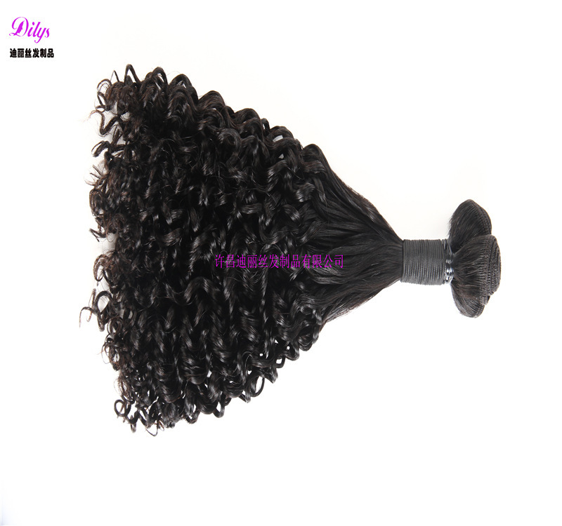Wholesale one-gear straight down double drawn humanhair real person hair curtain wig hair funmi
