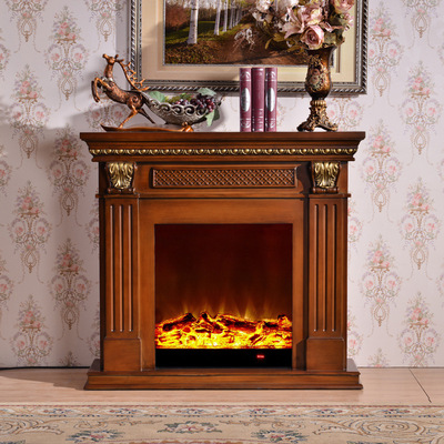 To fake something antique 1.2/1.5/2 European-style fireplace American style led simulation Flame decorate Mantel Warm Electric Fireplace