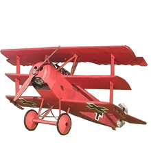 Germany福克Dr.I单座三翼战斗机 纸模型 1:33 飞机