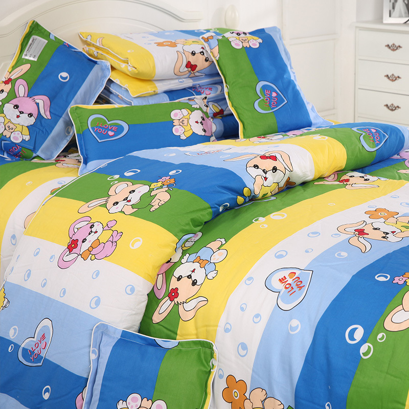 kindergarten quilt Six piece set love Rabbit children Bedclothes Six piece set child Siesta quilt Kit