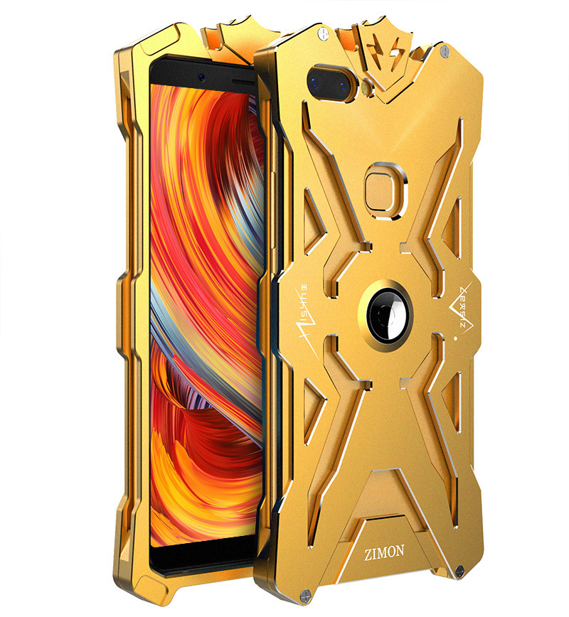 SIMON THOR Magnetic Bracket Aviation Aluminum Alloy Shockproof Armor Metal Case Cover for vivo X20 Plus & vivo X20