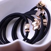 2 yuan store jewelry hair rope high elastic rubber band hair circles wholesale 2 yuan store stall supply source