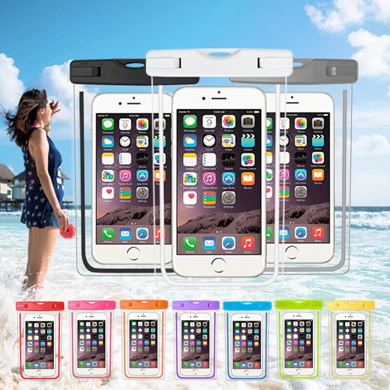 熒光手機防水袋批發 PVC防水手機袋 夜光手機防水袋戶外