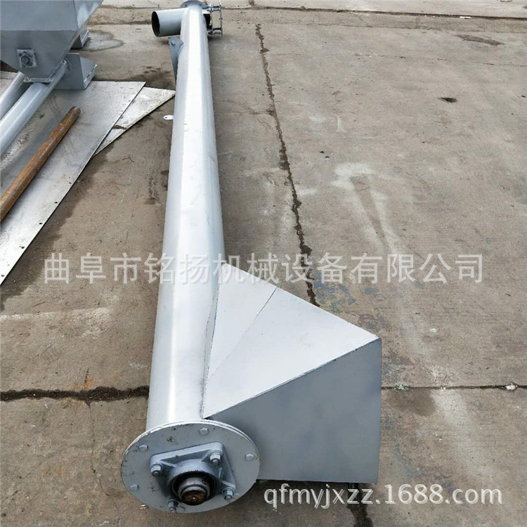 水泥螺旋上料机 垂直螺旋输送机半圆带盖式提升机现货