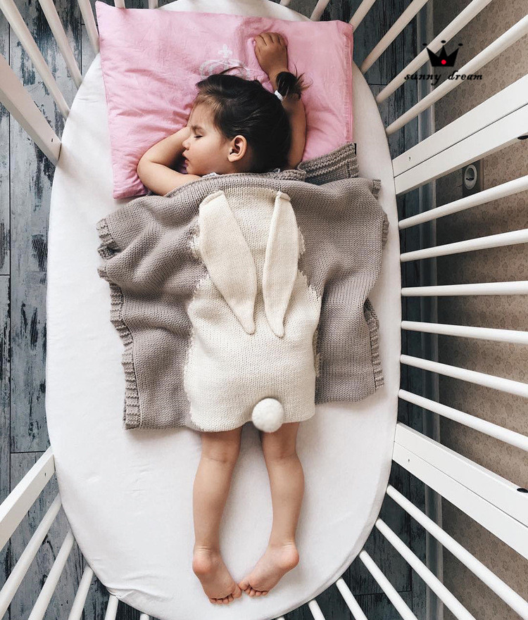 兔子毛线空调毯 (20)