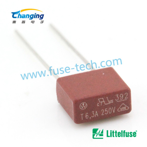 392微型保险Littelfuse方形39216300000力特T6.3A/250V电流保险丝