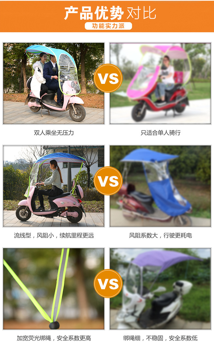 电动车遮阳伞挡雨棚_15