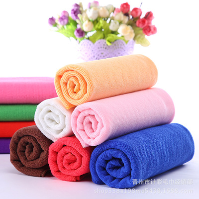 厂家直供定制纤维毛巾印花礼品套巾绣花定制LOGO面巾批发|ru