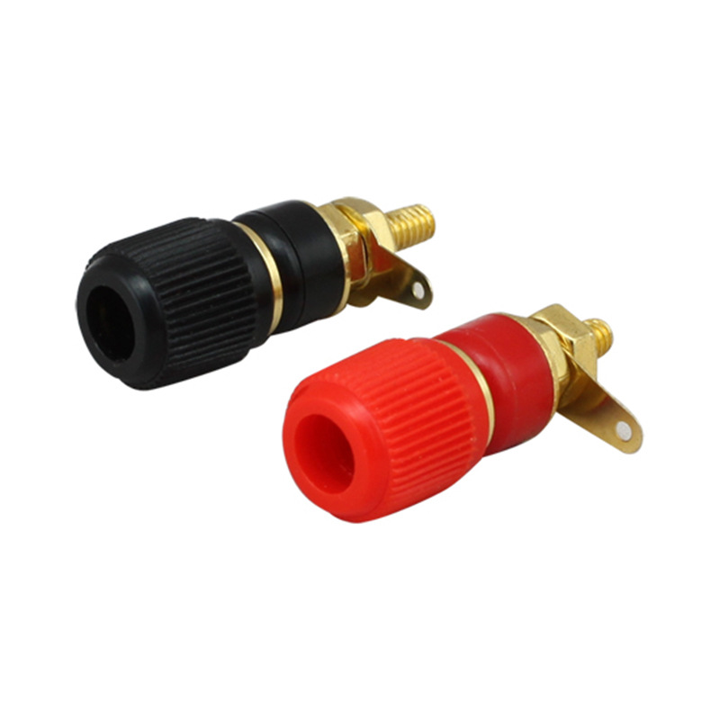 P542 香蕉头母座喇叭接线柱音响音箱线插头座功放接线柱 一对装