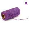 09# 0 0+Blue*2mm two -color cotton rope (100 yards)