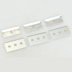 Single-edged blade, manual single-edged blade, double-sided single blade, blade, hairdressing blade, steel blade (10 pack)