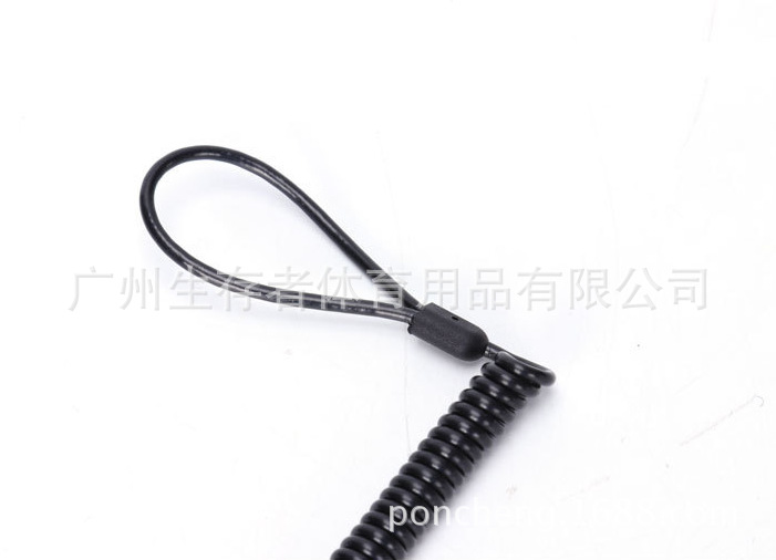 Superviviente-ventas directas de fábrica Kevlar deber anti-perdido Anti-agarre pistola cuerda militar ventilador primavera telescópica táctica pistola cuerda