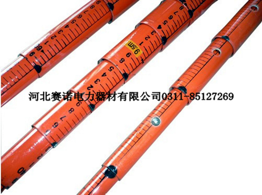 10kv线路用测高尺绝缘标高尺10米12米15米18m绝缘测高杆殿力牌-阿里巴巴