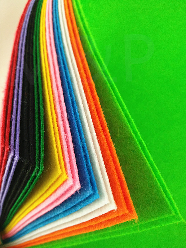 1MM不织布 40*45CM 1包20张 10色每色2张 不织布 无纺布