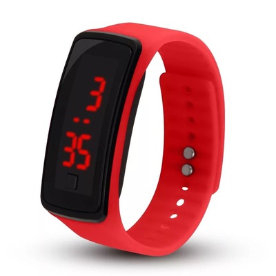 [gift Spreadsheet Sale Factory wholesale led Electronic Bracelet Watch student children silica gel Electronic watches