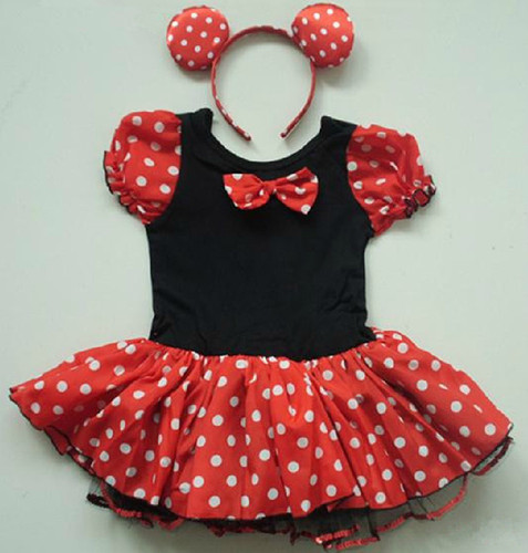 New Mickey Mouse Girls Christmas Costumes Minnie Performance Costumes Children's Minnie Dance Skirt Tutu Skirt