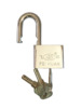 Factory direct selling 60mm electroplating brighter chromium -square atomic iron hanging lock