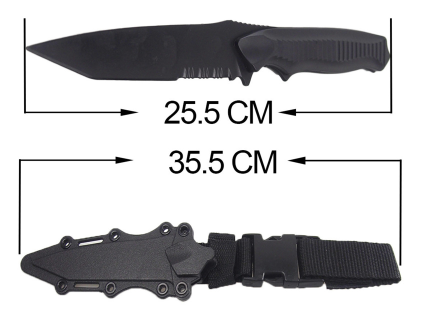 Fábrica directa onda azul bayoneta plástico modelo de entrenamiento táctico cuchillo suave película accesorios de artes marciales