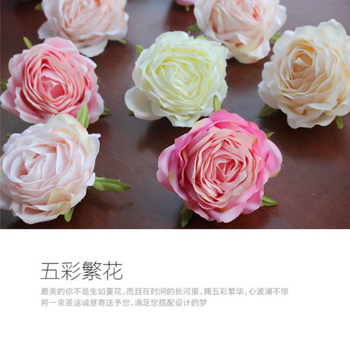 Simulated rose flower, large Melaleuca rose flower head, hotel opening flower wall, DIY wedding flower material, flower