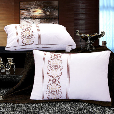 五星级酒店全棉可水洗纯棉枕头 宾馆枕芯厂家直销一件代发可订制|ru