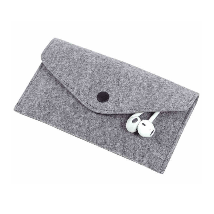 男士女士 手机耳塞毛毡包 彩色毛毡包 毛毡耳机包