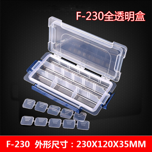 Manufacturer wholesale portable plastic tool parts box screw storage box electronic component box divided box material box