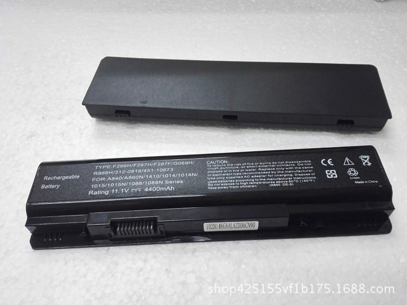 For Dell 1410 F287H G069H PP38L 1014 A840 A860 1088 battery