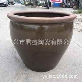 厂家供应100公斤200斤水容量陶瓷大缸水缸发酵缸食品缸酿醋缸