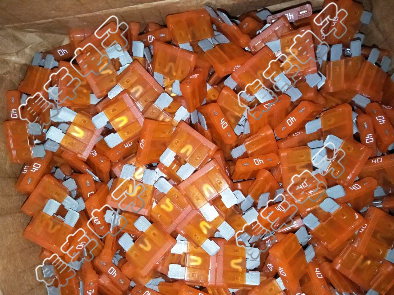 0287040.PXCN 力特287汽车插片保险丝 40A 32V 中号 原装实物拍摄