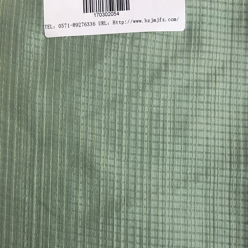 丝麻格子面料 厂家直供 优质真丝交织丝绸纺织面料 丝麻格子定 制