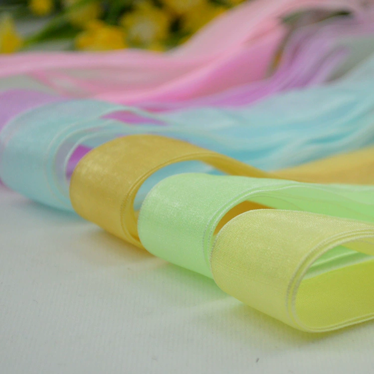 Кружевные шифоновые шнурки, шелковистый стиль Харадзюку, универсальный цвет мороженого, 2,5*115 см 1