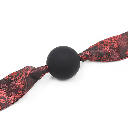 Adult couple toys Chinese style female toys sexy oral ball black round bondage hole plug ring wholesale