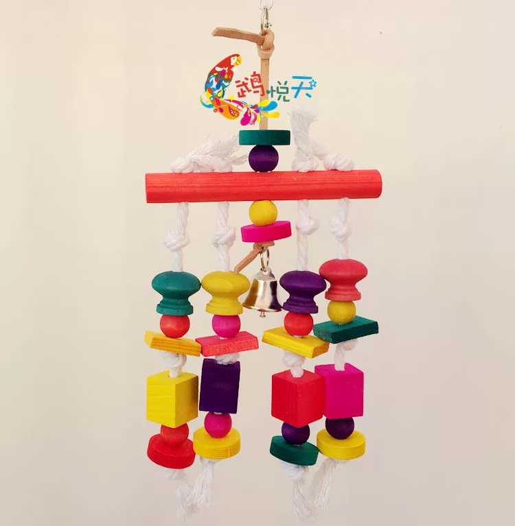 Деревянная хлопковая веревка Игрушка для кусания попугая Говядина Попугай Серый попугай Амазонка Подсолнух Эклектичный Кинг-Конг