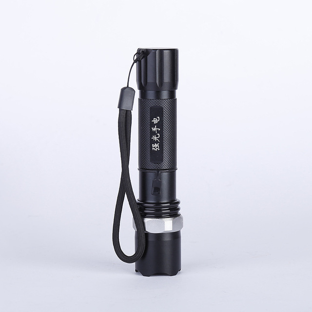 AliExpress bán chạy nhất đèn pin nhôm cơ khí zoom cưỡi chói sạc đèn pin LED bán buôn Đèn pin