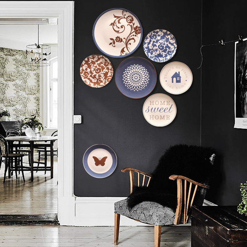 Creativo decoración de la pared de cerámica decoración de la pared de fondo combinación modelo decoración de la habitación decoración de la pared al por mayor