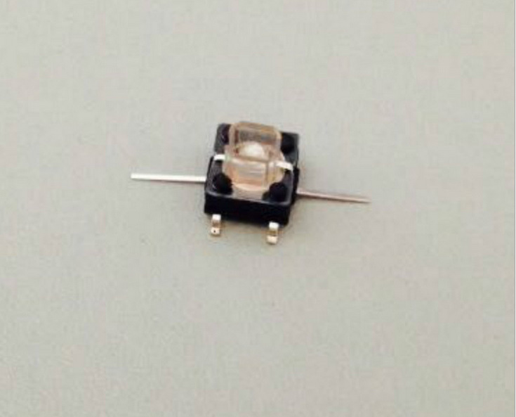 供应6*6*7轻触开关 带灯贴片轻触开关按键帽灯芯颜色多种微型开关