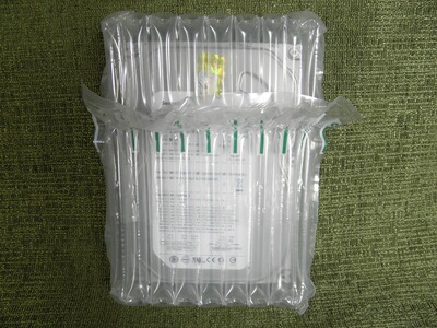 新款熱銷氣柱袋9柱台式機硬盤氣柱袋快遞物流包裝充氣袋空氣柱