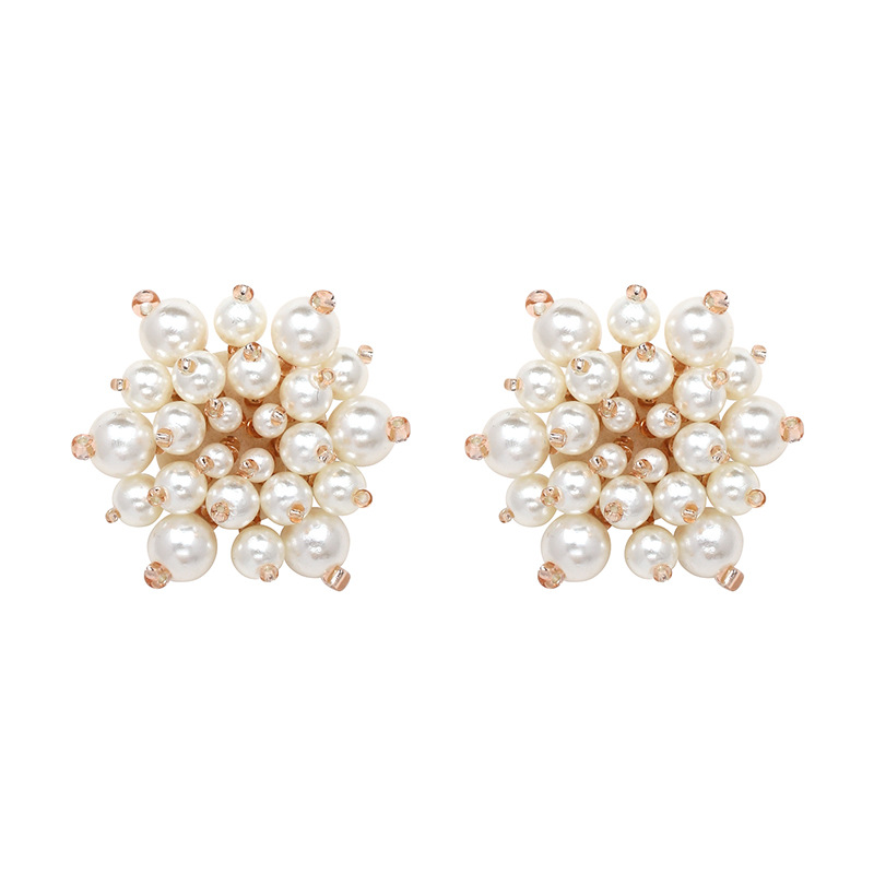 New Ear Jewelry High-grade Full Diamond Ball Earrings display picture 11