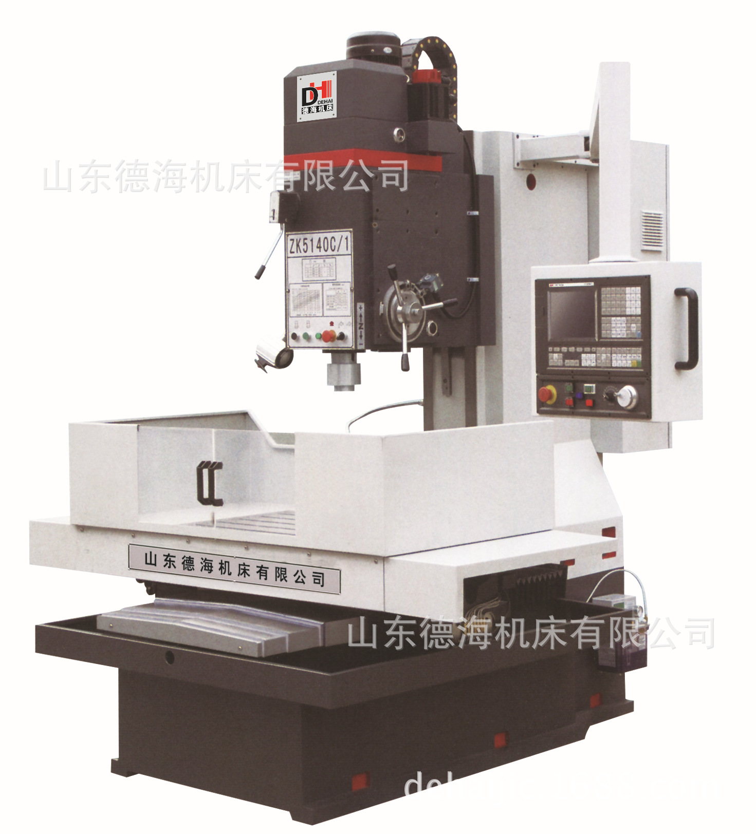 钻孔攻丝钻法兰阀门利器数控钻床ZK5150  选配刀库数控立钻5150