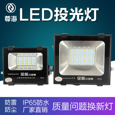 led投光燈泛光燈50W200W300W室外戶外照明防水廣告燈LED投光燈