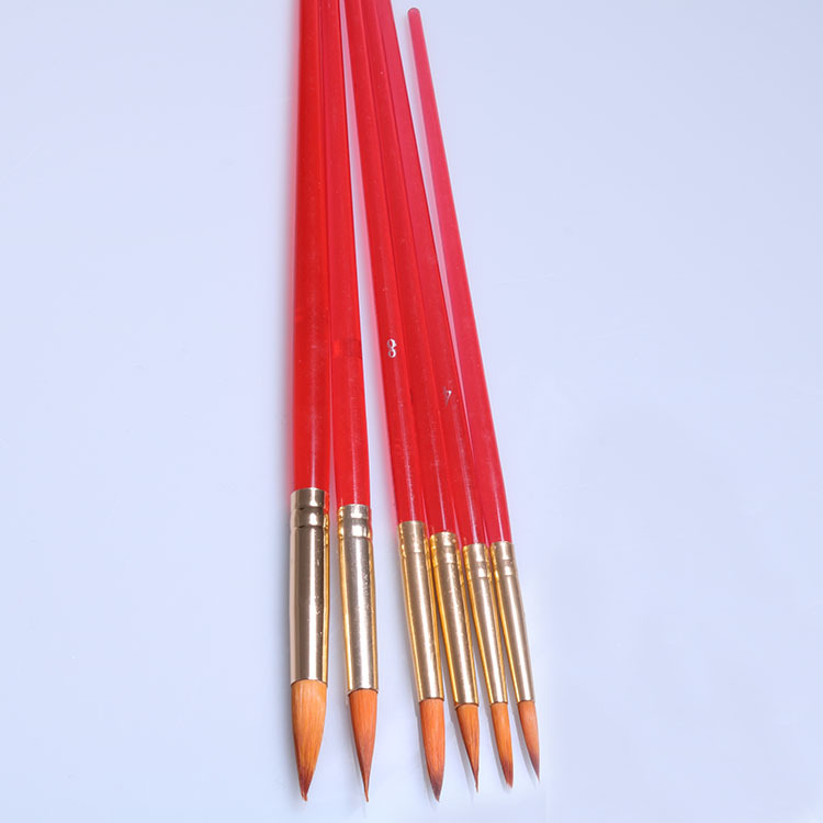 黄尼龙毛塑料杆3