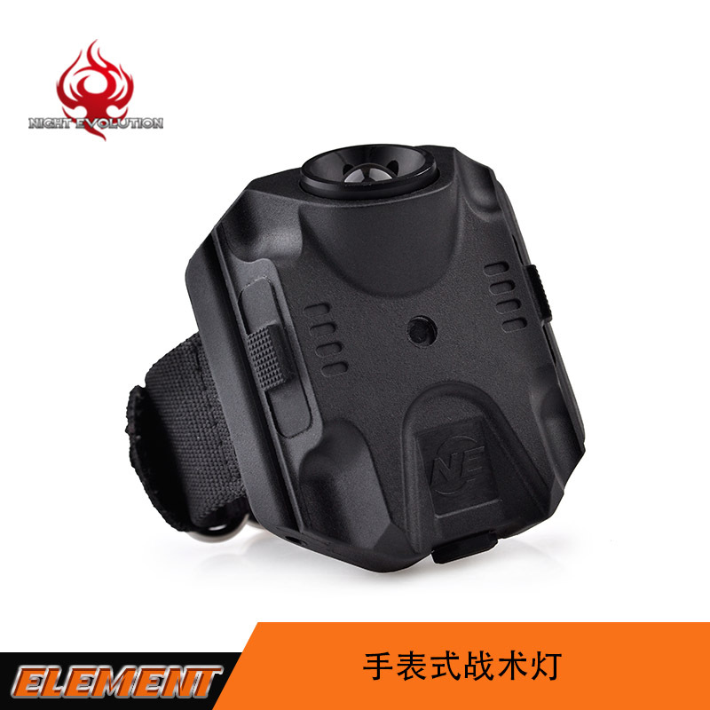 element factory wholesale Watch-style Adjustable nylon Wrist strap outdoors Tactical Lights NE09001